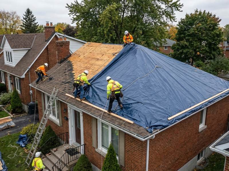 Emergency Roof Tarping
