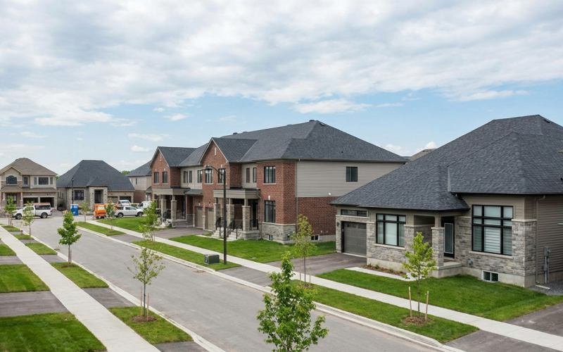 Findlay Creek Neighborhood Streetscape