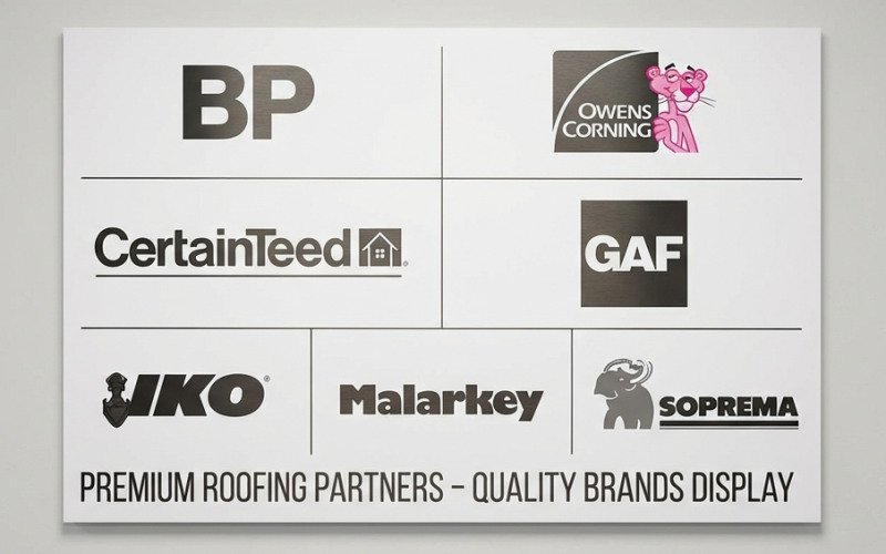 Roofing Brands Logos